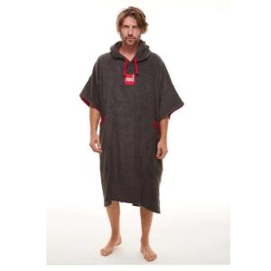 Пончо-полотенце для переодевания на пляже  RED ORIGINAL LUXURY CHANGE ROBE хлопок (M, Серый)