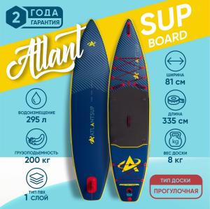 SUP Доска ATLANTSUP SINGLE 11'  S8 ВИТРИНА УЛИЦА