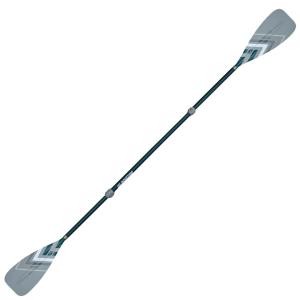 Весло SUP разборное GLADIATOR ORIGIN SC Glass/Nylon ГИБРИДНОЕ ДВУХЛОПАСТНОЕ серое V2
