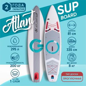 SUP Доска ATLANTSUP SINGLE 11'  S7 ВИТРИНА УЛИЦА