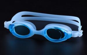 Очки для плавания SY-4200  пластиковый бокс для хранения (Голубой)
