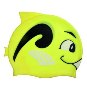 Шапочка для плавания силиконовая детская "Рыбка с улыбкой"