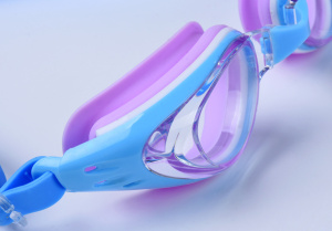 Очки для плавания SY-6017 голубые
